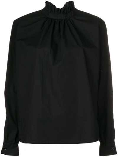 Shop Officine Generale Sofia Shirt In Black