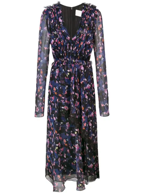Jason Wu Collection Kleid Mit BlÜTenmuster In Black | ModeSens