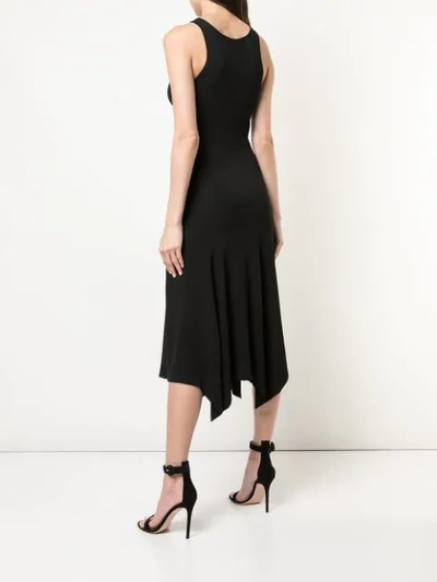 Shop Barbara Bui Sleeveless Knitted Jersey Dress In Black