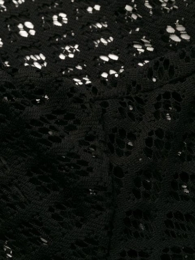 Shop Philosophy Di Lorenzo Serafini Perforated Knit Jumper In Black
