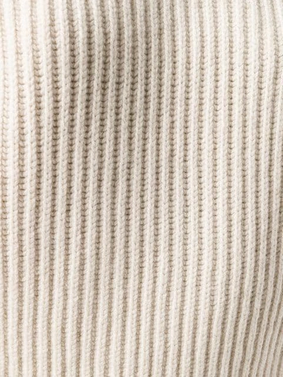 Shop Acne Studios Boxy Rib Knit Sweater - White