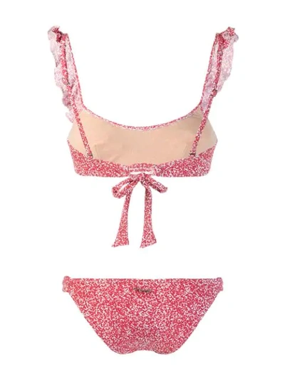 Shop Emmanuela Swimwear Lisa Ruffled Bikini - Red