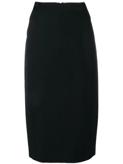 JOSEPH PLAIN PENCIL SKIRT - 黑色