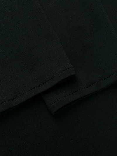 Shop Alexandre Vauthier Long-sleeve Fitted Dress - Black