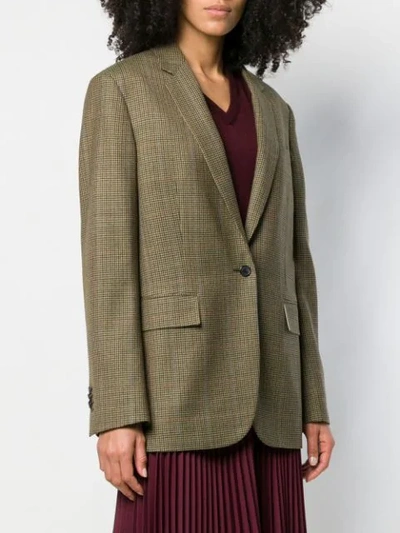 Shop Calvin Klein 205w39nyc Box Fit Blazer In Green