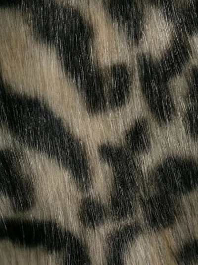 Shop Stella Mccartney Leopard Print Jacket In Black