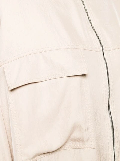 Shop Tom Ford Zipped Jacket In Neutrals