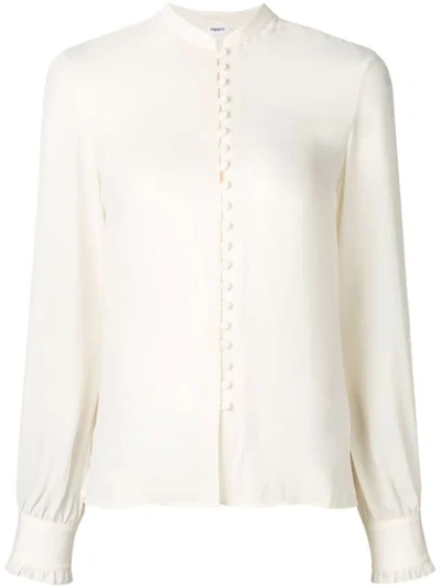 Filippa K Filippa-k Sheer Button Blouse - White | ModeSens