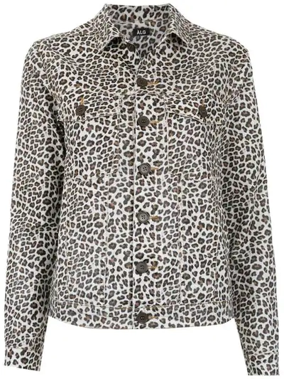 Shop Àlg Animal Print Jacket In Multicolour