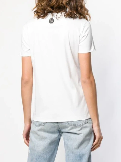 Shop Philipp Plein Printed T-shirt In White