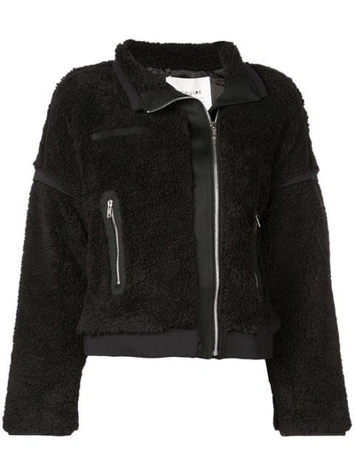 Shop Mcguire Denim Borg Jacket In Black