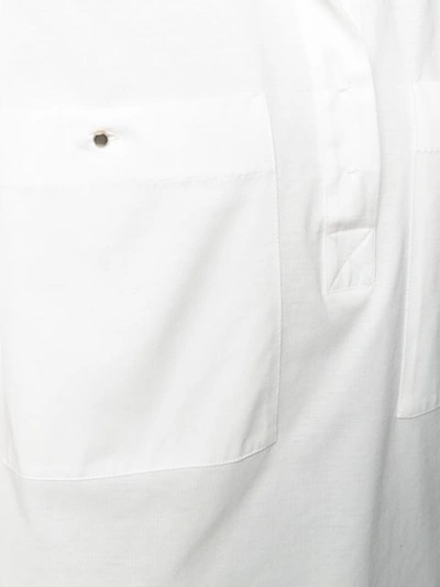 Shop Les Copains Hemd Mit Verdecktem Verschluss - Weiss In White