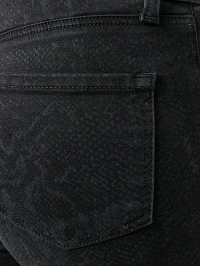 Shop J Brand Snake Print Jeans In Black