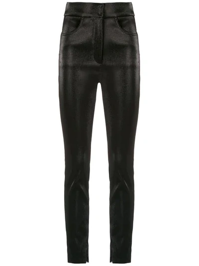 Shop Dolce & Gabbana Cropped Trousers In Black