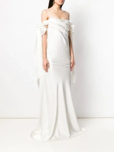 Shop Parlor Empire Line Maxi Dress In White