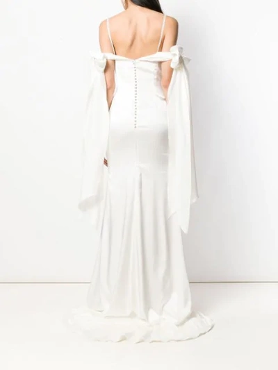Shop Parlor Empire Line Maxi Dress In White