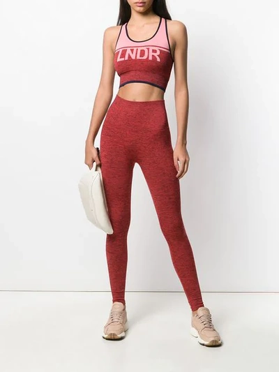 Shop Lndr 'blackout' Leggings In Orange