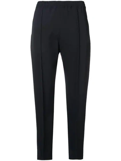 Shop Joseph Pintuck Straight Trousers In Blue