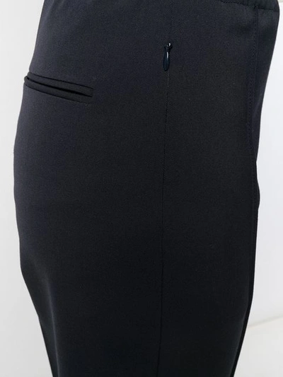Shop Joseph Pintuck Straight Trousers In Blue