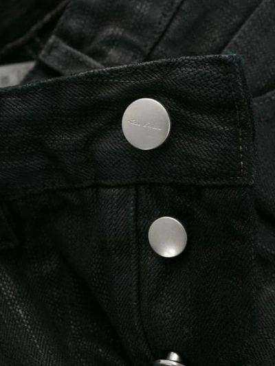 Shop Rick Owens Sisy Asymmetric Denim Skirt - Black