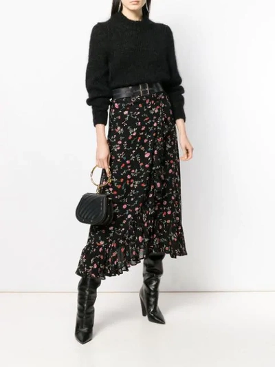 Shop Isabel Marant 'ivah' Pullover In Black