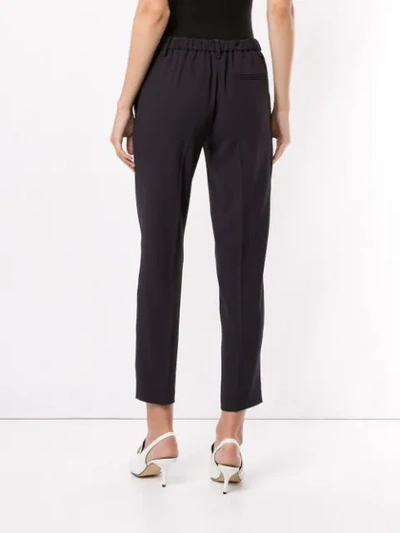 Shop N°21 Cropped Tailored Trousers In Black