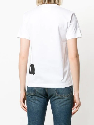 Shop Junya Watanabe Printed T In White