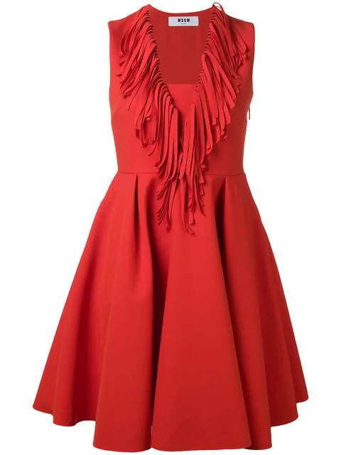 msgm red dress