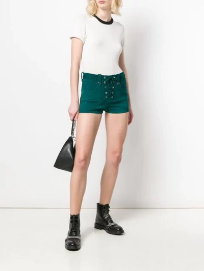 Shop Manokhi Shorts Mit Schnürung In Green