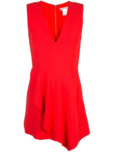 Shop Alice And Olivia Callie Sleeveless Dress In Red