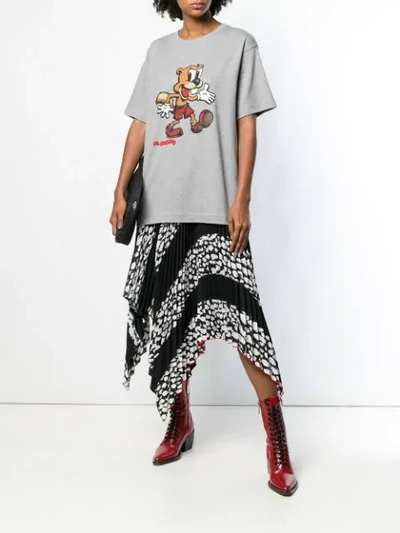 Marc Jacobs R. Crumb Print T-shirt In Grey