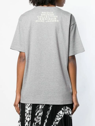 Marc Jacobs R. Crumb Print T-shirt In Grey