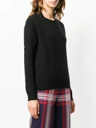 Shop Calvin Klein Jeans Est.1978 Logo Jumper In Black