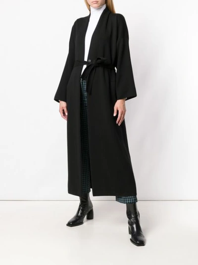 Shop Gentry Portofino Perfectly Fitted Coat In Black