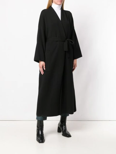 Shop Gentry Portofino Perfectly Fitted Coat In Black