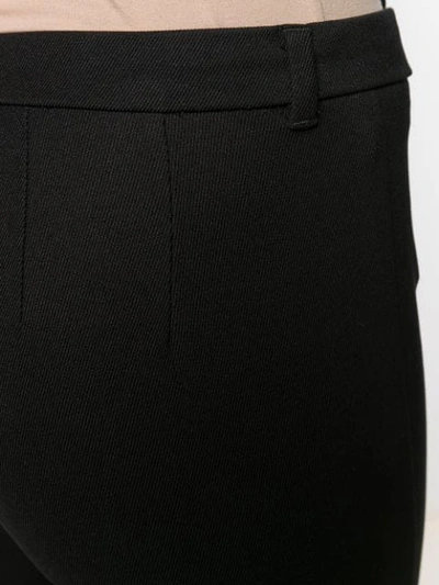 Shop Max Mara 's  Cropped Flared Trousers - Black