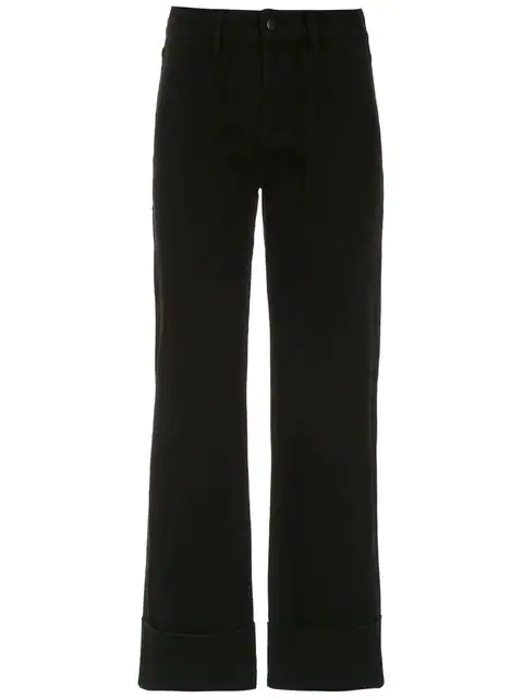 Andrea Bogosian Cropped Trousers In Black | ModeSens