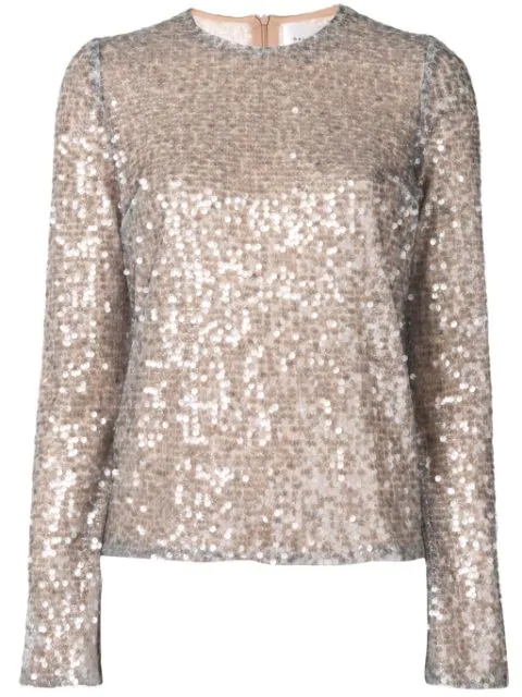 oasis sequin top