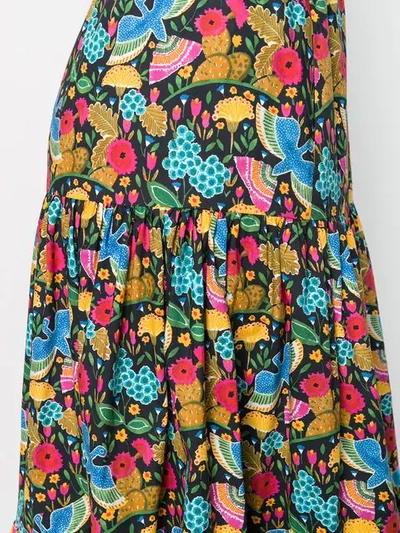 Shop La Doublej Multicoloured Maxi Skirt In Yellow