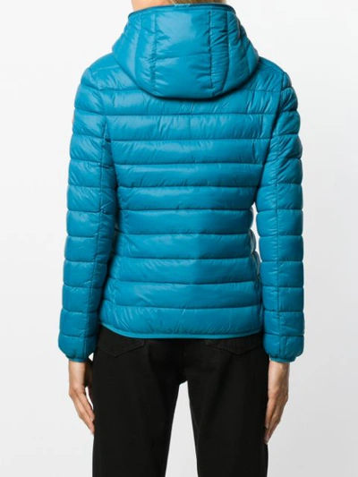 Shop Save The Duck Puffer Jacket - Blue