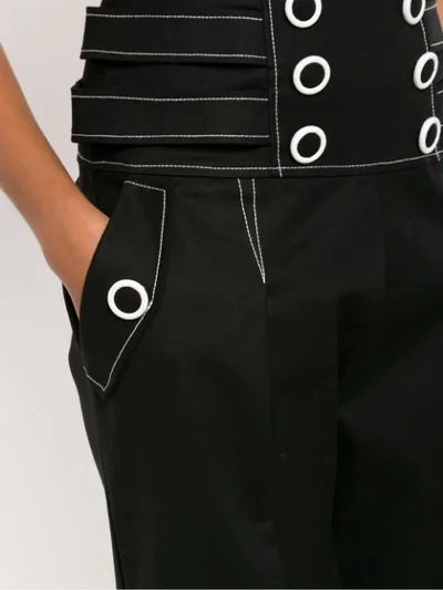Shop Framed Explorer Cropped Trousers In Black