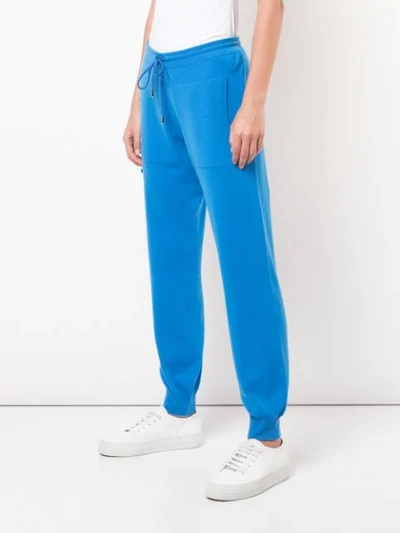 Shop Barrie Romantic Timeless Jogging Trousers In Blue