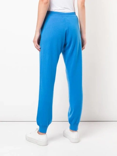 Shop Barrie Romantic Timeless Jogging Trousers In Blue