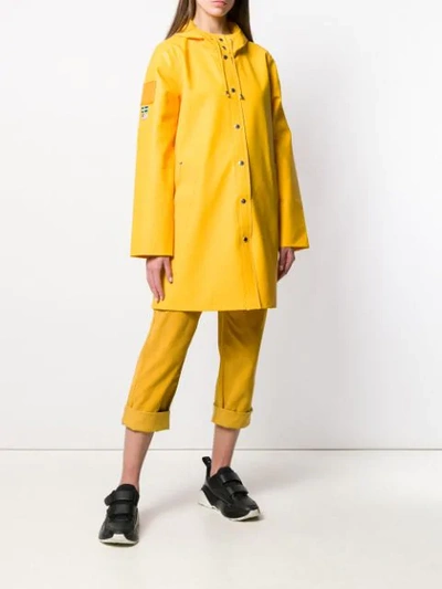 Shop Marc Jacobs X Stutterheim The Raincoat In Yellow