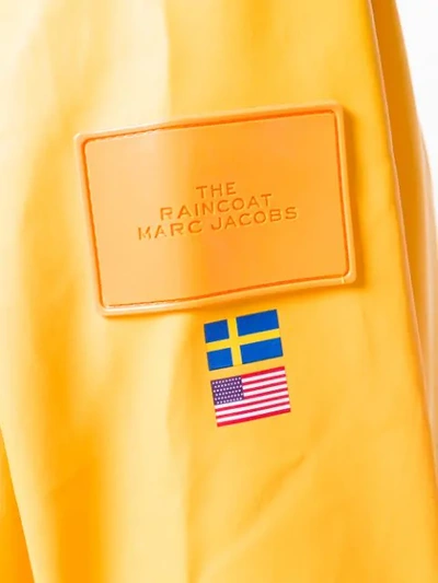 Shop Marc Jacobs X Stutterheim The Raincoat In Yellow