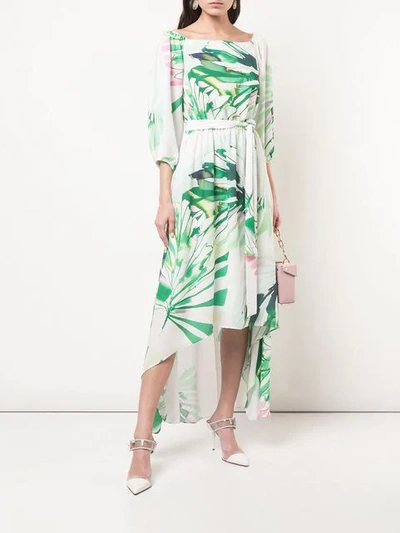 Shop Josie Natori Kleid Mit Print In White