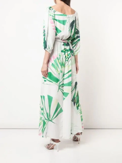 Shop Josie Natori Kleid Mit Print In White