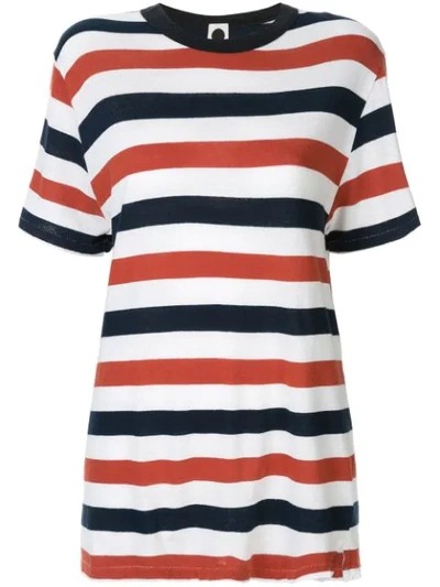 Shop Bassike Striped T-shirt - Multicolour