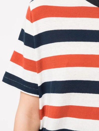 Shop Bassike Striped T-shirt - Multicolour