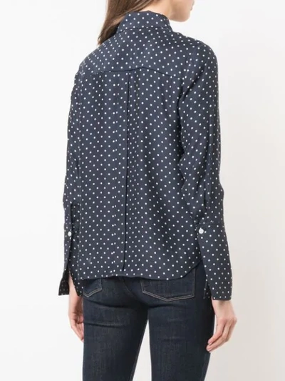 Shop Frame Dotted Shirt In Blue